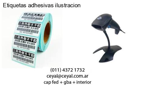 Etiquetas adhesivas ilustracion