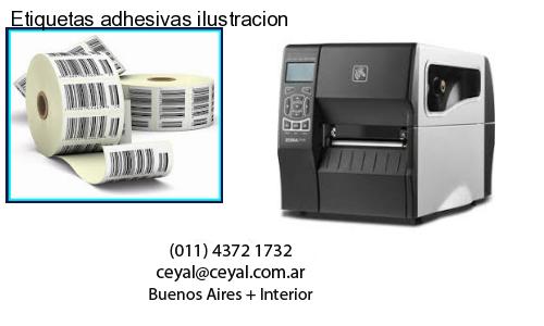 Etiquetas adhesivas ilustracion