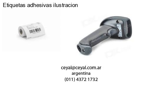 Etiquetas adhesivas ilustracion