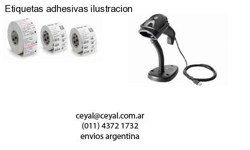Etiquetas adhesivas ilustracion
