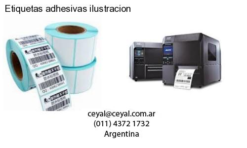 Etiquetas adhesivas ilustracion