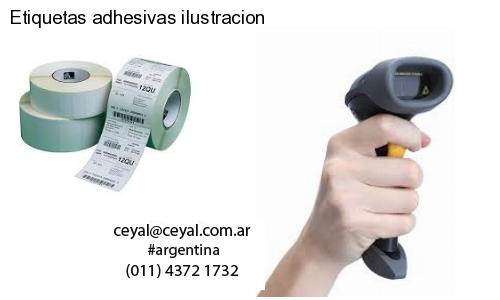 Etiquetas adhesivas ilustracion