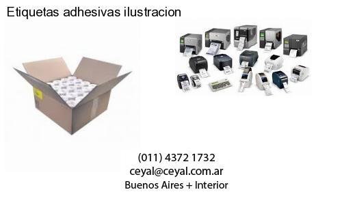 Etiquetas adhesivas ilustracion