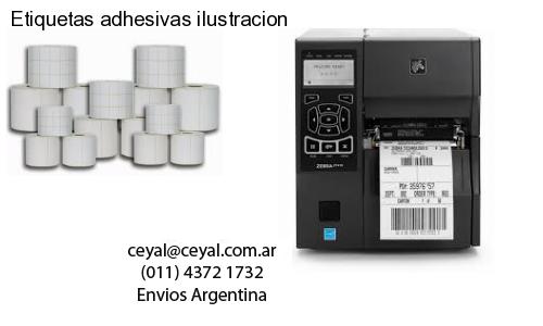 Etiquetas adhesivas ilustracion