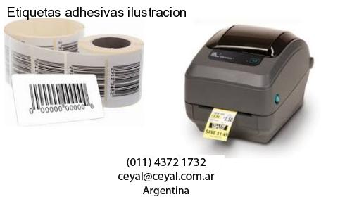 Etiquetas adhesivas ilustracion