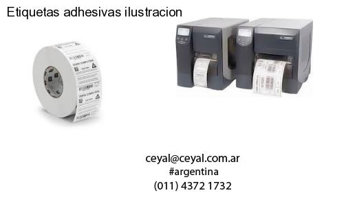 Etiquetas adhesivas ilustracion