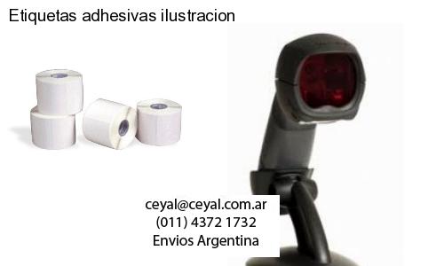 Etiquetas adhesivas ilustracion