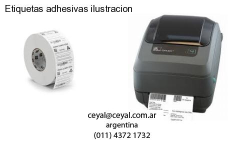 Etiquetas adhesivas ilustracion