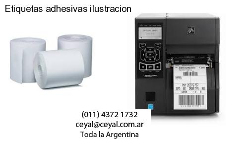 Etiquetas adhesivas ilustracion