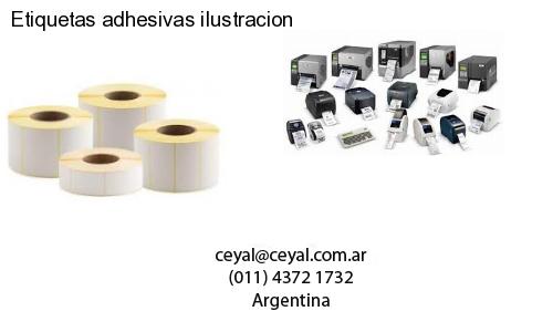 Etiquetas adhesivas ilustracion