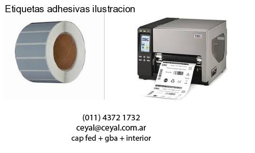 Etiquetas adhesivas ilustracion