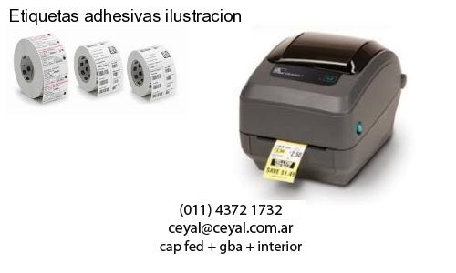 Etiquetas adhesivas ilustracion
