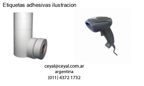 Etiquetas adhesivas ilustracion