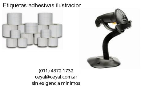 Etiquetas adhesivas ilustracion