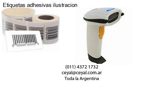 Etiquetas adhesivas ilustracion