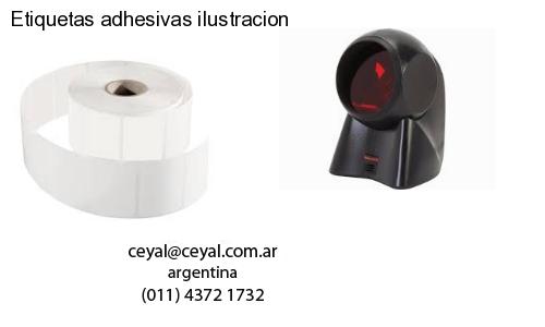 Etiquetas adhesivas ilustracion