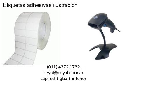 Etiquetas adhesivas ilustracion