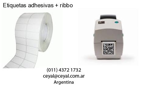 Etiquetas adhesivas   ribbo