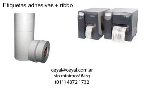 Etiquetas adhesivas ribbo