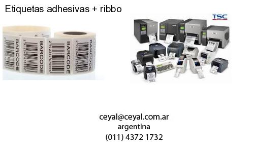 Etiquetas adhesivas   ribbo