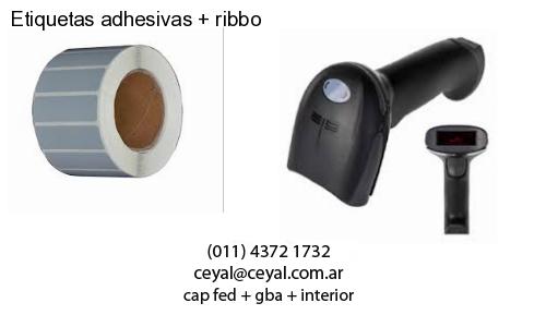 Etiquetas adhesivas ribbo