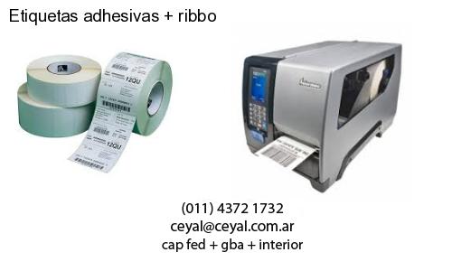 Etiquetas adhesivas   ribbo
