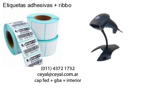 Etiquetas adhesivas   ribbo