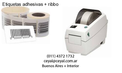 Etiquetas adhesivas ribbo