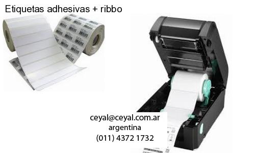 Etiquetas adhesivas   ribbo