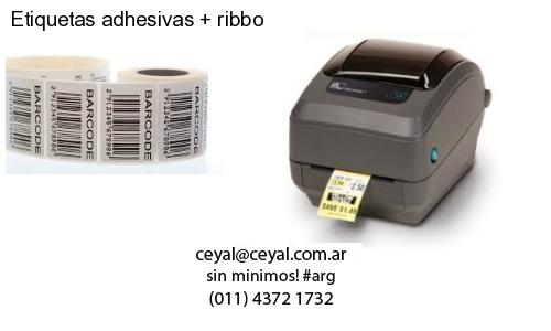 Etiquetas adhesivas ribbo