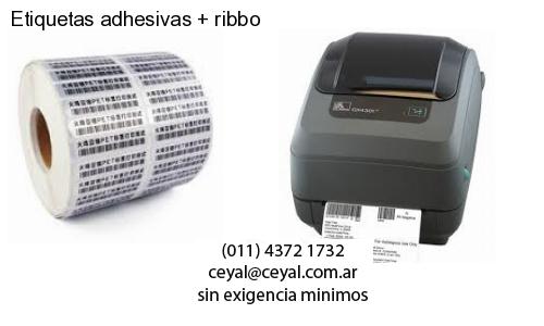 Etiquetas adhesivas   ribbo