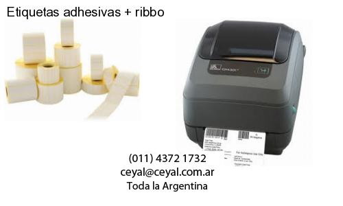 Etiquetas adhesivas   ribbo