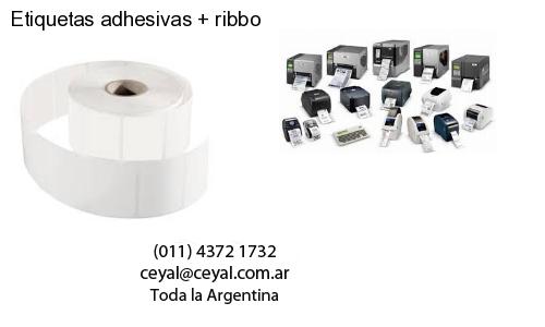 Etiquetas adhesivas   ribbo