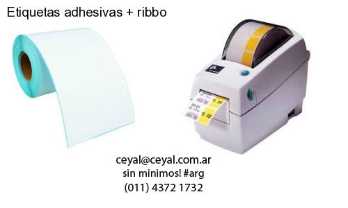 Etiquetas adhesivas   ribbo