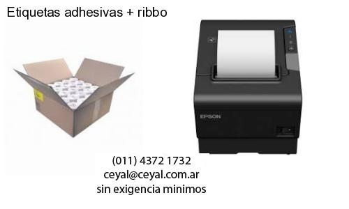 Etiquetas adhesivas   ribbo