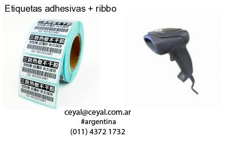 Etiquetas adhesivas   ribbo