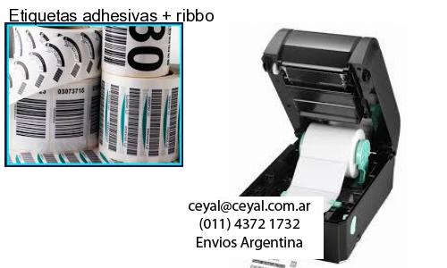 Etiquetas adhesivas ribbo
