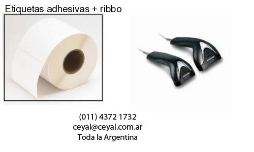 Etiquetas adhesivas   ribbo