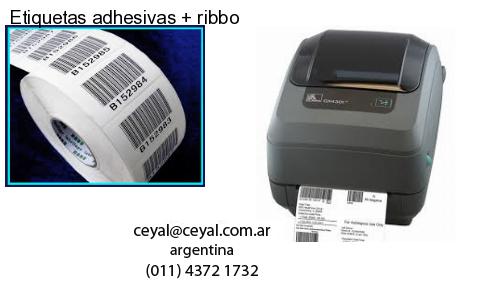 Etiquetas adhesivas   ribbo