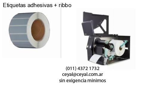 Etiquetas adhesivas   ribbo