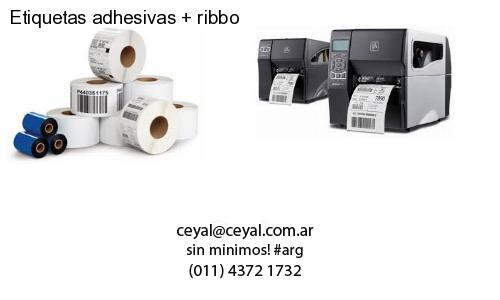 Etiquetas adhesivas ribbo
