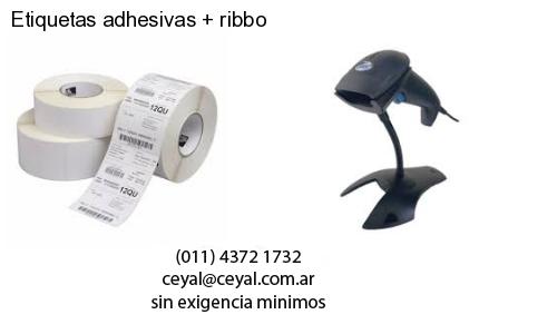 Etiquetas adhesivas   ribbo