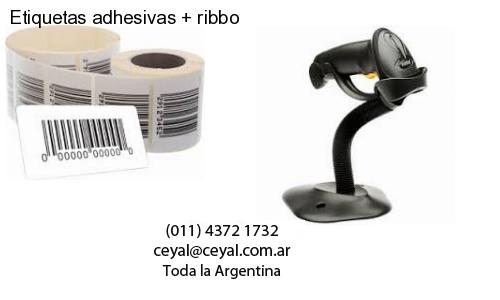 Etiquetas adhesivas   ribbo