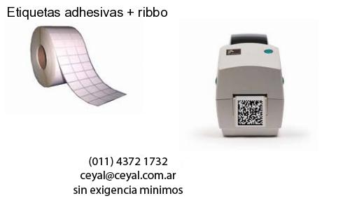 Etiquetas adhesivas   ribbo