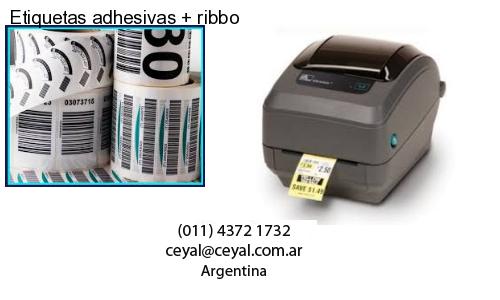 Etiquetas adhesivas   ribbo