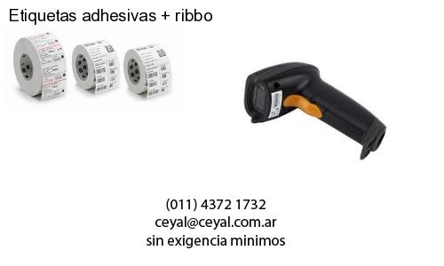 Etiquetas adhesivas   ribbo