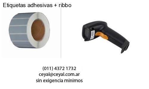 Etiquetas adhesivas   ribbo