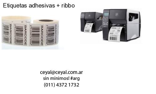 Etiquetas adhesivas   ribbo