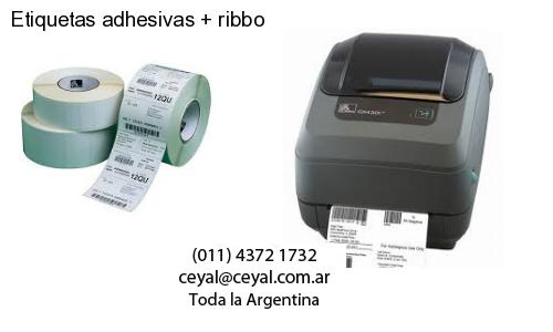 Etiquetas adhesivas   ribbo