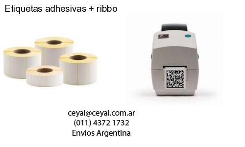 Etiquetas adhesivas   ribbo